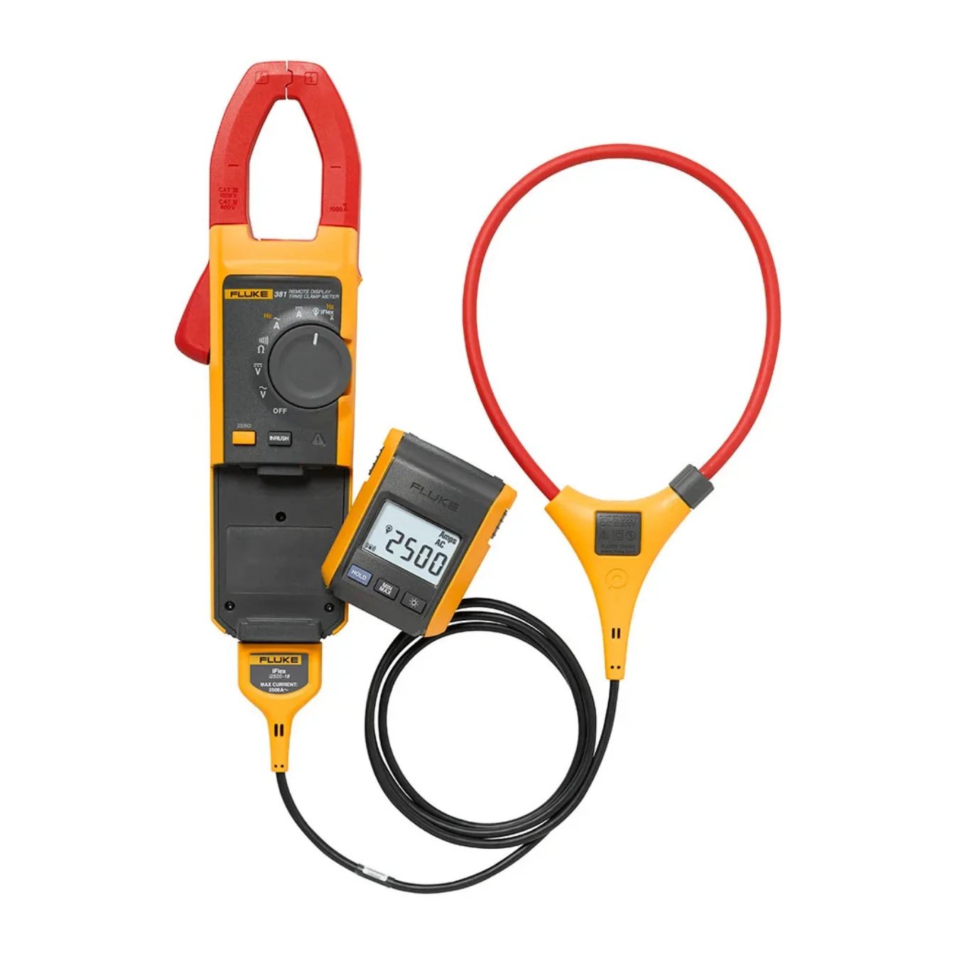 Fluke 381 Remote Display True RMS AC_DC Clamp Meter