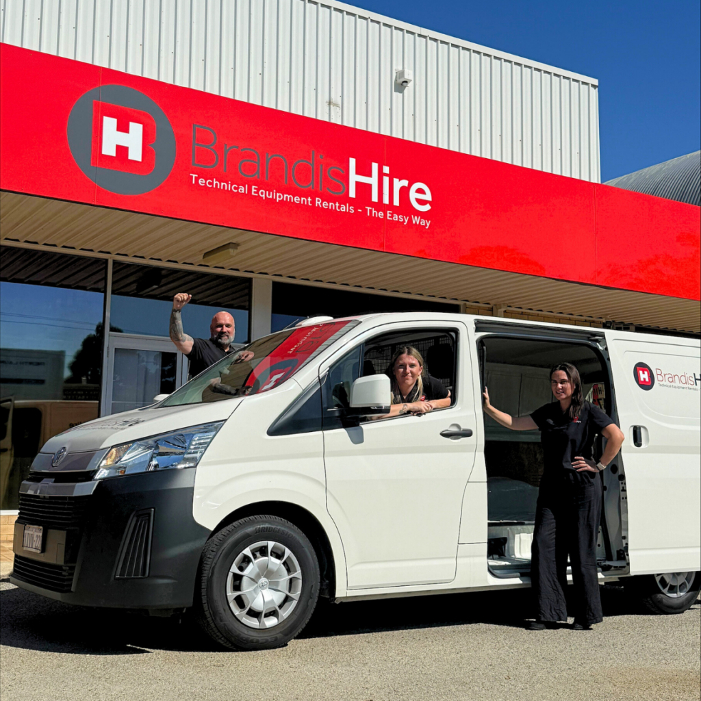 Perth Crew with van